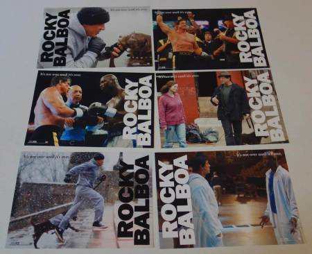 Rocky Balboa originaler deutscher Aushangfotosatz